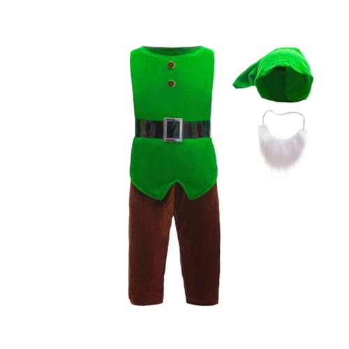 Lito Angels Deguisement Costume Robe de Nain avec Chapeau et