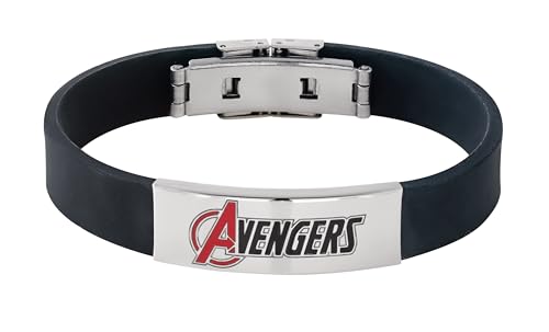 Marvel Bracelet en acier inoxydable avec Avengers pour fille