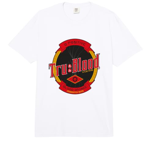 True Blood Vampire Série TV Tru Blood Orange Graphic Comfort