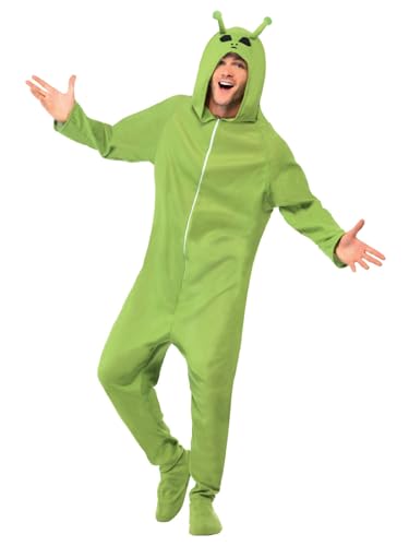 Costume Alien Vert Capuche Halloween