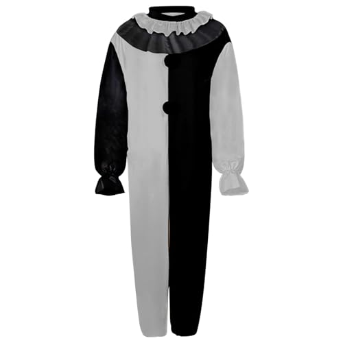 WoskjXas Costume d' Art le Clown pour Adulte Halloween Cospl