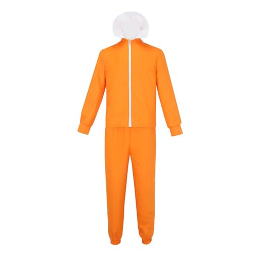 RUMAOZIA Costume Vector pour Homme Orange Combinaison de Tra