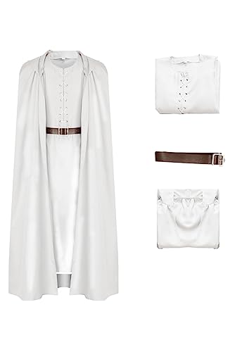 Lixinya Anime Cape Robe avec capuche, tunique longue, haut e
