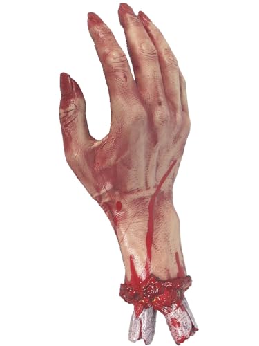 Main coupée sanguinolente