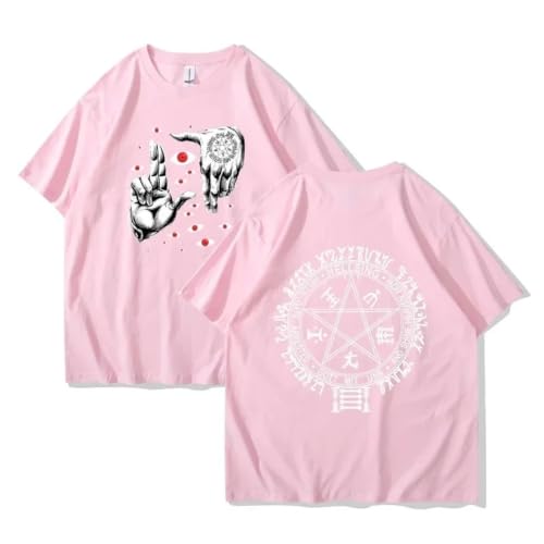 Zohviu T-Shirt Hip Hop Manga Hellsing été T-Shirt Vintage Y2