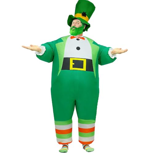 Rafalacy Costume gonflable de la Saint-Patrick pour adulte -