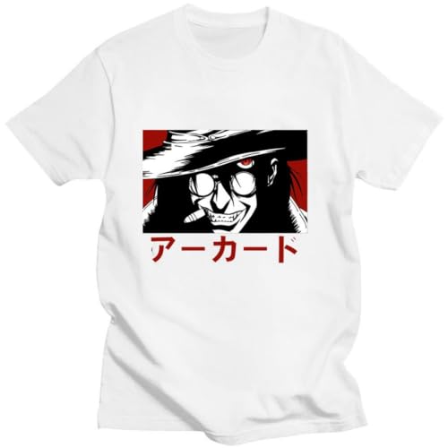 Zohviu T-Shirt Unisex Casual Manches Courtes Hip Hop Hellsin