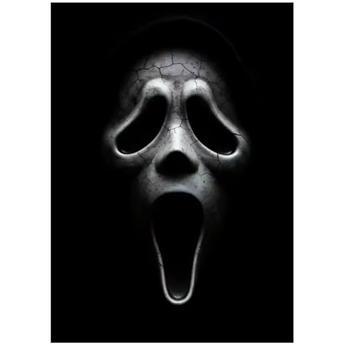 PHVRLG Poster Vintage Du Film Scream Tableau Sur Toile Décor