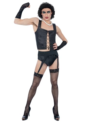 Smiffys Rocky Horror Show Frank N Furter Costume, Corset,