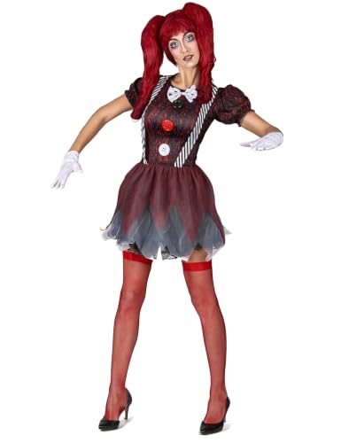 DEGUISE TOI - Déguisement poupée effayante femme - Robe - M 