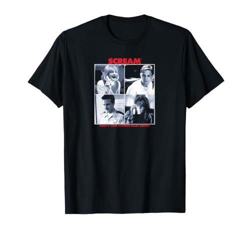 Scream Main Character Photo Grid Classic Horror Movie T-Shir