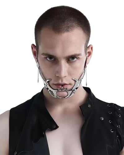 MOPZIJA masque Cyberpunk Punk Mécanique, Accessoires DUsure 