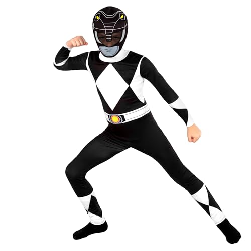 Déguisement Power Ranger Noir Enfant