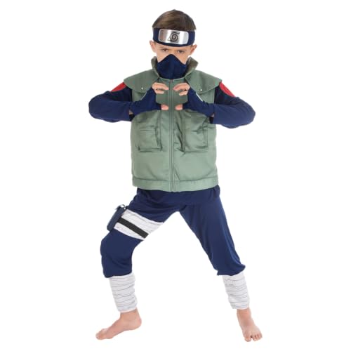 Chaks - Costume Kakashi Hatake pour garçons, tenue Naruto of
