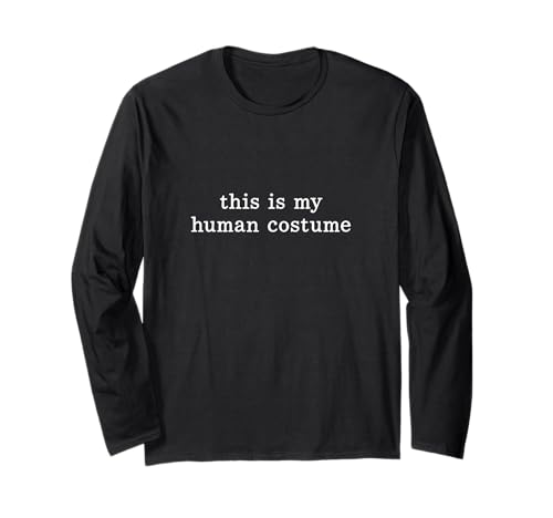 Costume dhalloween Amusant « This is My Human » Manche Longu