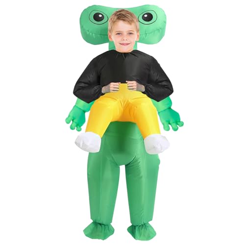 SQINGG Déguisement Gonflable dextraterrestre Costume Alien c