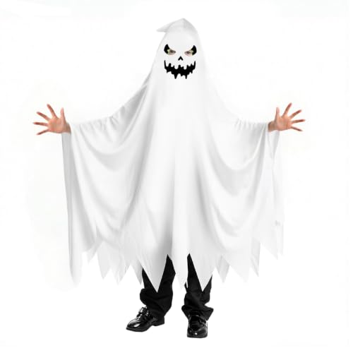 Hlayshing Costume dHalloween pour enfants,Costume de fantôme