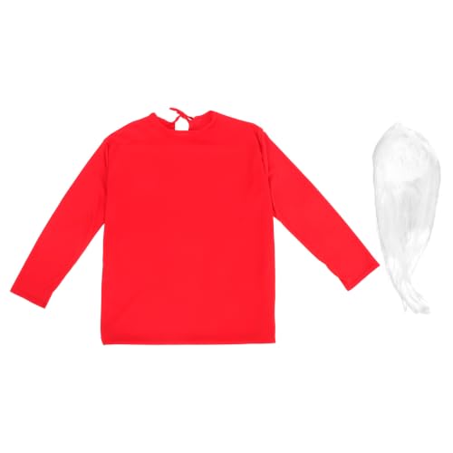 Ipetboom Costume de Sadako Rouge et Blanc avec Postiche, Rob