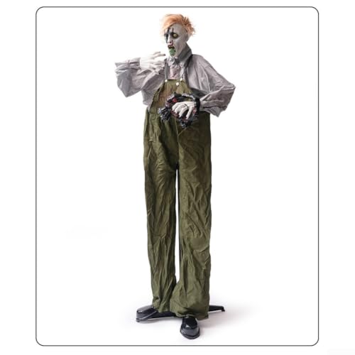 Zenllihome Figurine de zombie animée dHalloween de 190 cm av
