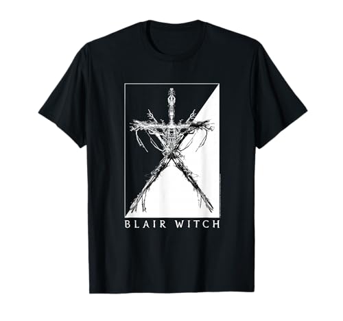 The Blair Witch Project Black and White Stick Figure Horror 