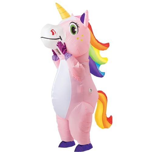KINQUINN Costume gonflable Licorne Air Blow-up Deluxe Costum