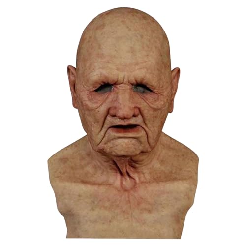 Masque Vieil Homme Halloween Réaliste