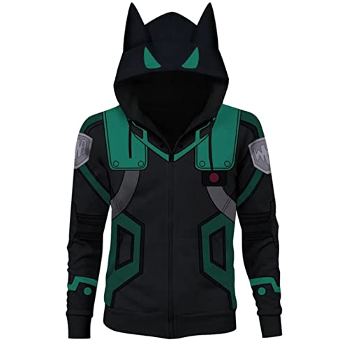 Zhongkaihua My Hero Academia - Sweat à capuche pour cosplay,