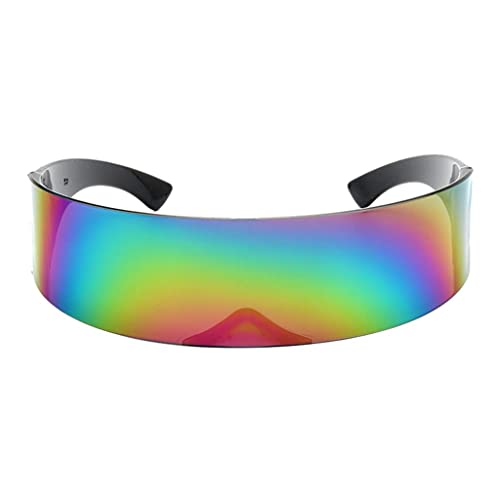 Générique Lunettes de Soleil Futuristes à pour Hommes et Fem