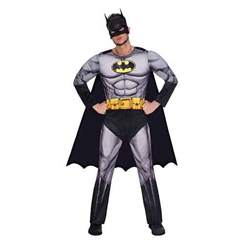 amscan- Costume Batman Classique pour Homme-XL, 9906099, Mul