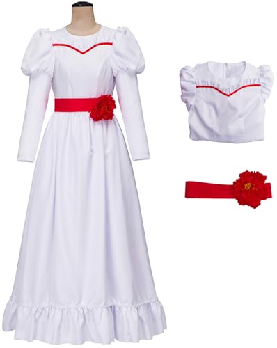 Kolegrial Déguisement Annabelle Femme Cosplay Horror Doll An