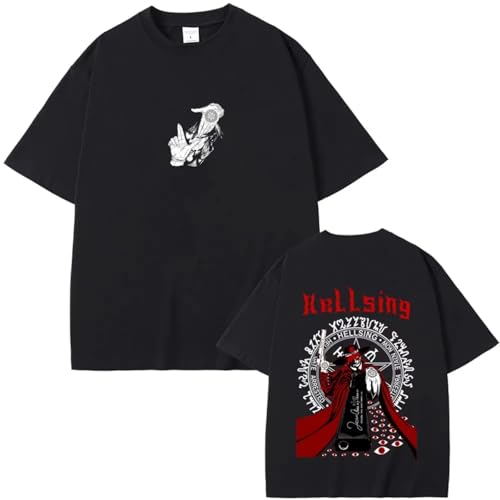 Tonidos T-Shirt Femmes Hommes Anime Hellsing Imprimer Manche
