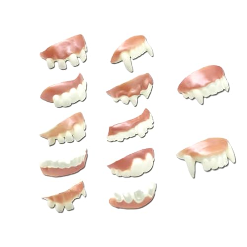 Dent de Vampire Halloween Réaliste 12pcs