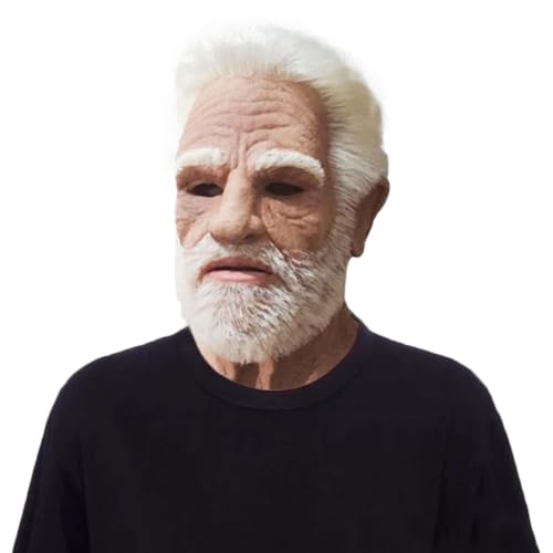 Renchey Masque Visage Vieil Homme - Masque Latex Réaliste Vi