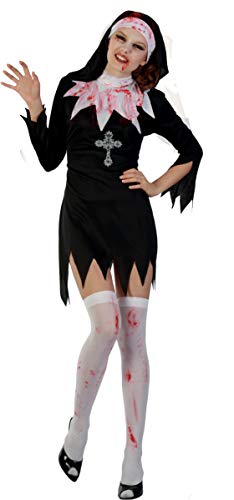 Déguisement Religieuse Zombie Sanglante Femme