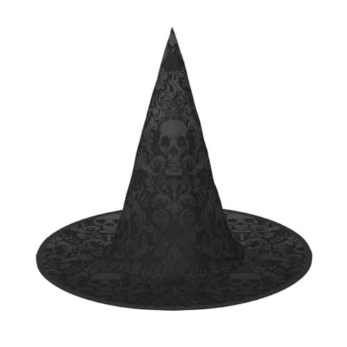 Yyoretp Papier peint gothique imprimé crâne costume Hallowee