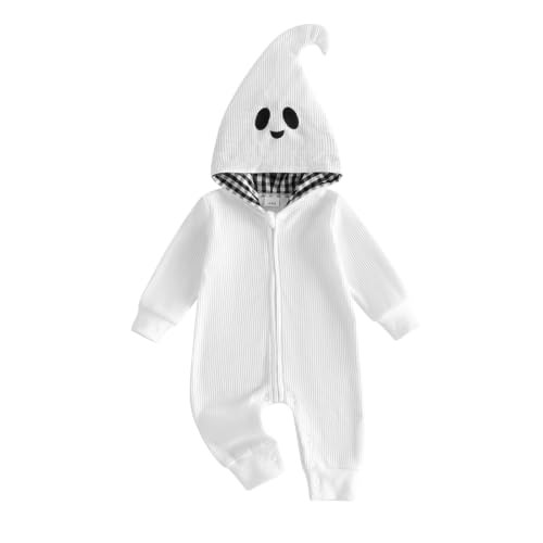 Geagodelia Déguisement Halloween Bébé Grenouillère Manches L
