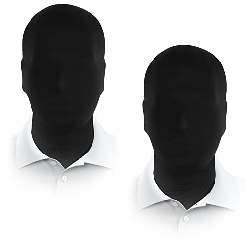 Lot de 2 masques complets unisexes pour Halloween et cosplay