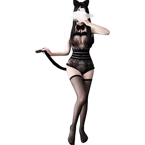 Costume Cosplay Chatte Sexy Noir