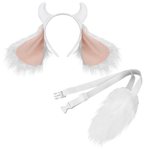 XEPST Ensemble de Costumes de Chèvre Animale, Oreilles et Qu