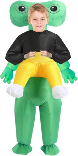 SQINGG Déguisement Gonflable dextraterrestre Costume Alien c