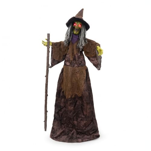 PETSOLA Décoration Animée dhalloween Figurine Terrifiante St