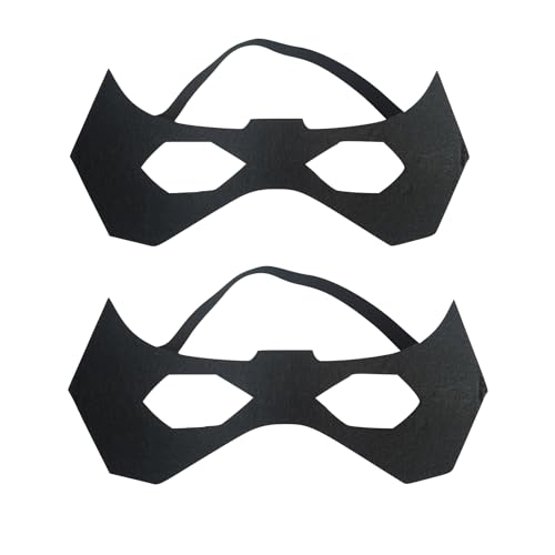 Masques Yeux Noirs Halloween x2