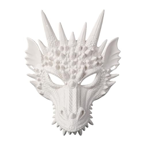 Altsuceser Masque de dragon 3D, masque de cosplay tête de dr