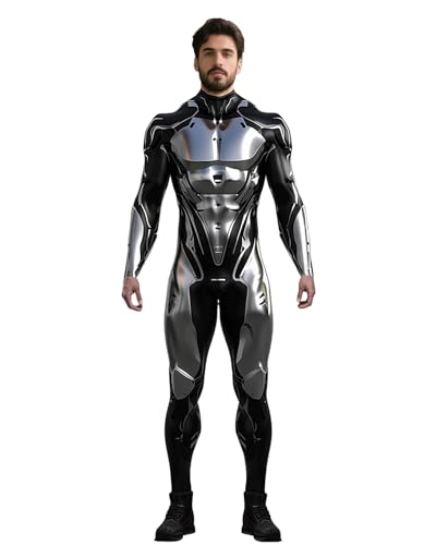 Koongso Costume de super-héros pour hommes et femmes avec im