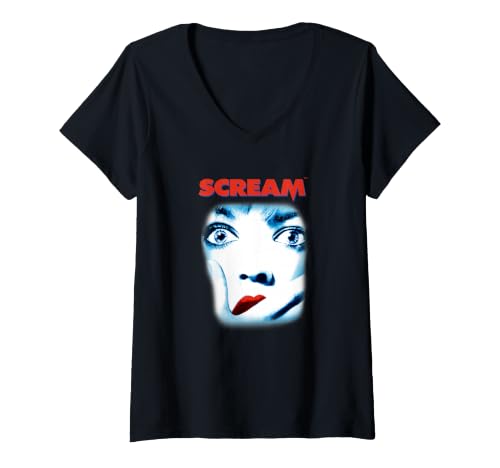Femme Scream PAPL3004 Film dhorreur Classique Officiel T-Shi
