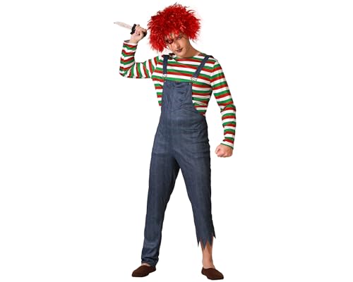 Atosa déguisement poupée halloween multicolore avec combinai