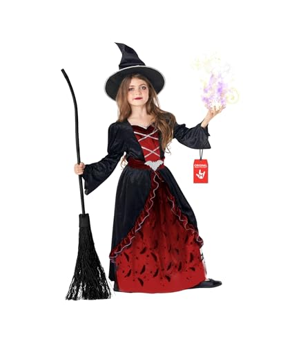 Morph Deguisement Sorciere Fille, Costume Sorcière Fille, De