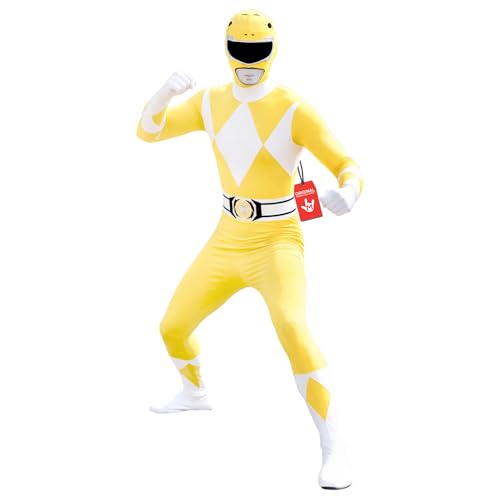 Morphsuits Deguisement Power Ranger Adulte Jaune, Costume Po