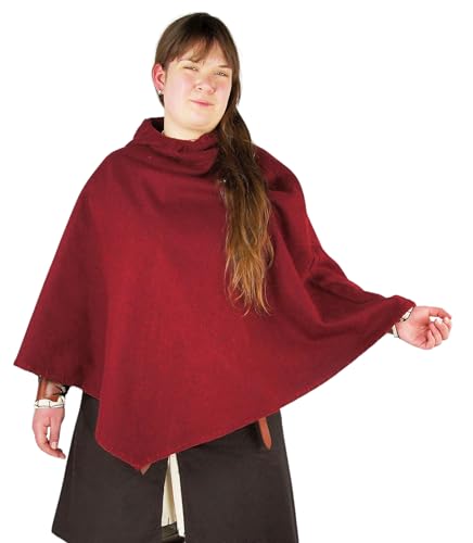 Leonardo Carbone® Gugel viking Egill unisexe avec broderie -