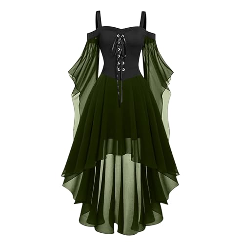 Halloween Costume Femme Cosplay Robes Longue Eine Victorienn